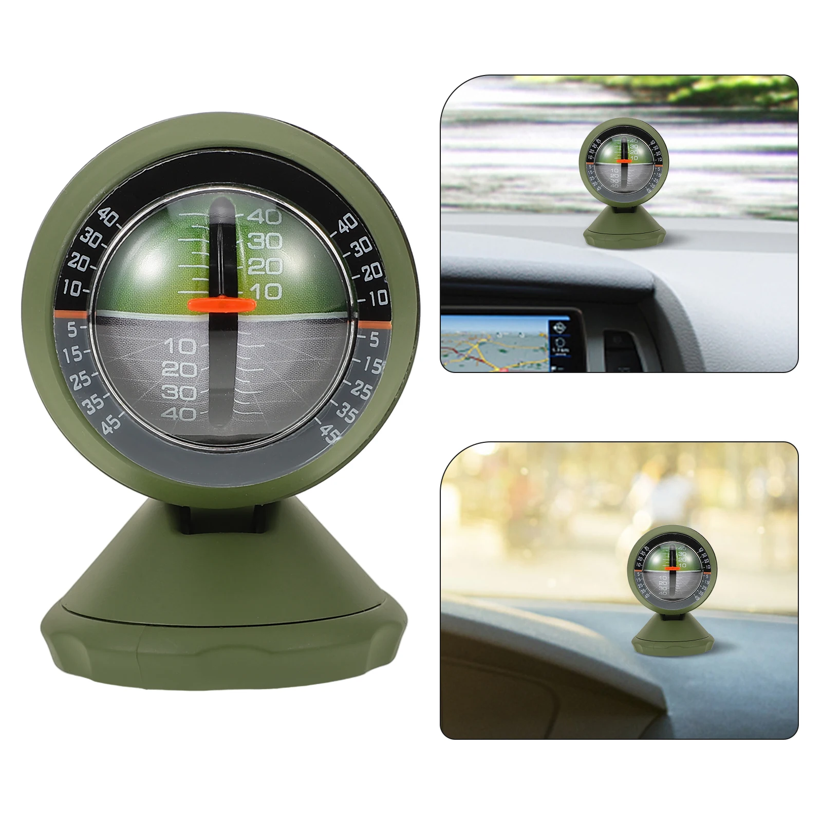 

2 Pcs Vehicle Level Indicator Inclinometer Slope Gauge Multi-Functional Measurement Tool