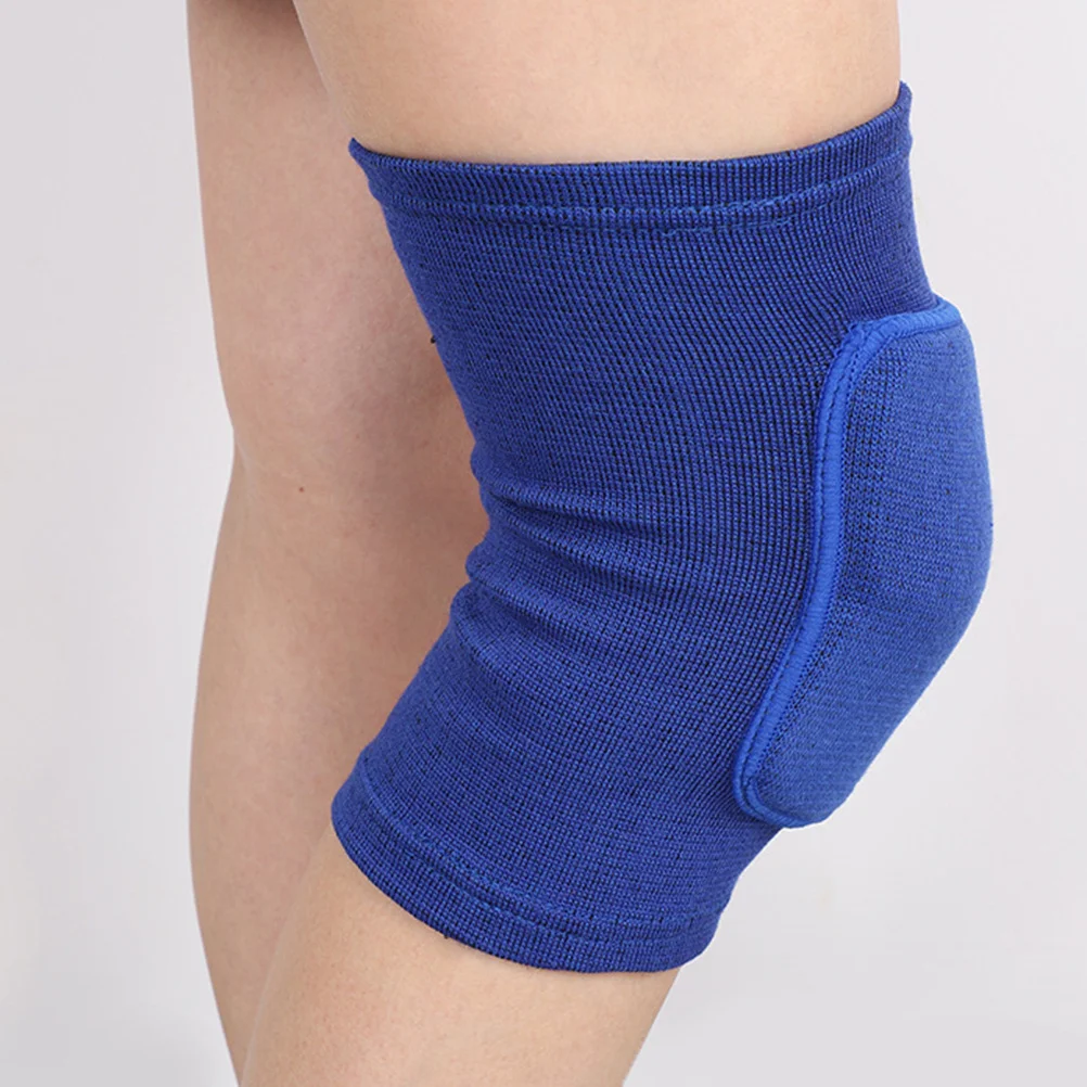 

2Pcs Thick Sponge Knee Pads Elastic Support Double Straps Breathable Non-Slip Safety Protection for Basketball Football Tennis