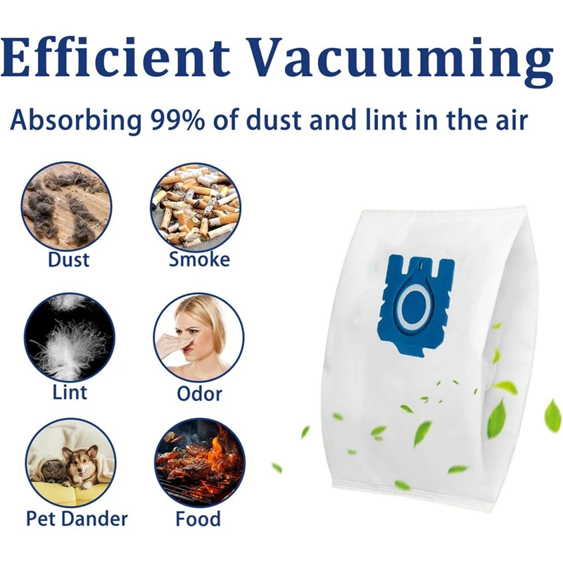 Vacuum Bags Replacement For Miele GN 3D Vacuum Cleaner Dust Bags For Classic C1 Complete C1 C2 C3 S2 S5 S8 S400 Series