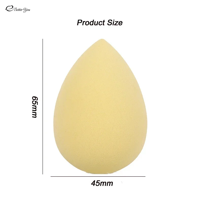 1Pc Cosmetic Puff Powder Smooth Women's Makeup Foundation Sponge Beauty Make Up Tools & Accessories Water Drop Blending Shape