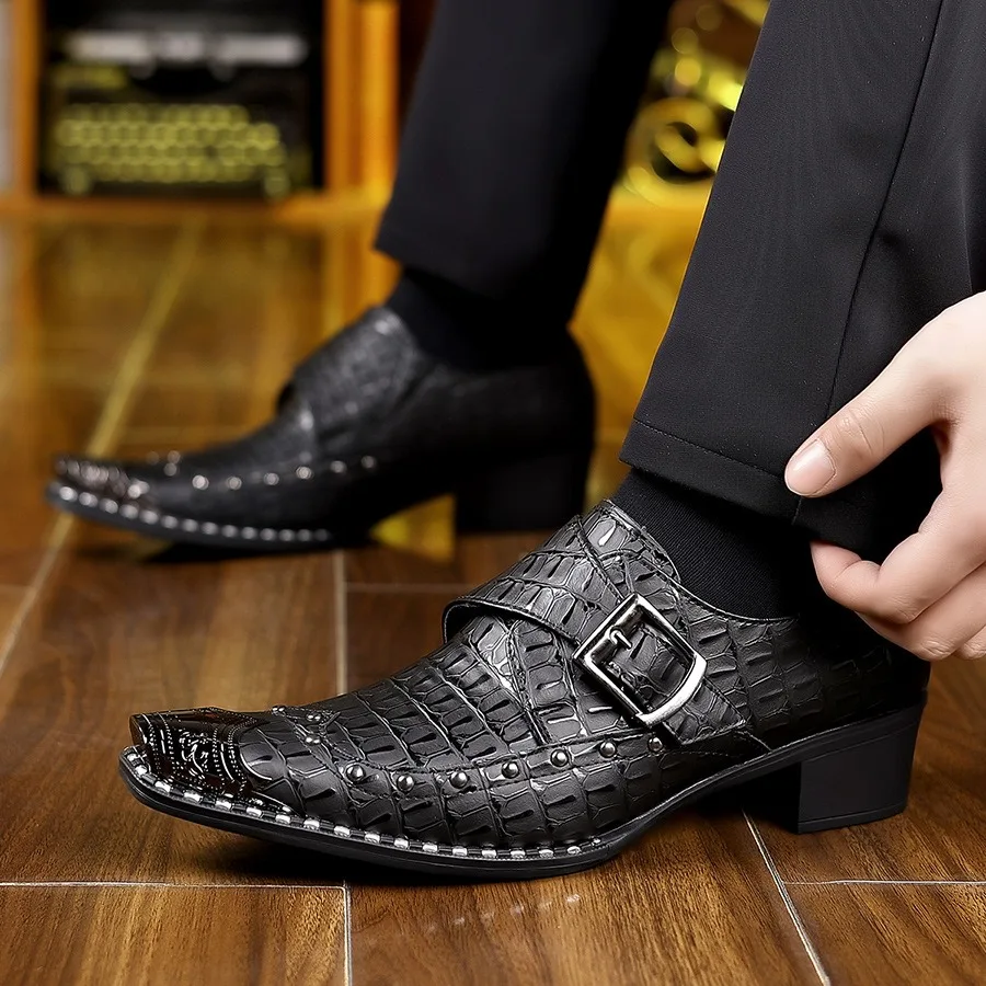 38-48 Coiffeur Men's Dress Shoes Luxury Monk Wedding Loafers Shoes for Man Premium Shoes for Man High Quality Gentleman Shoes