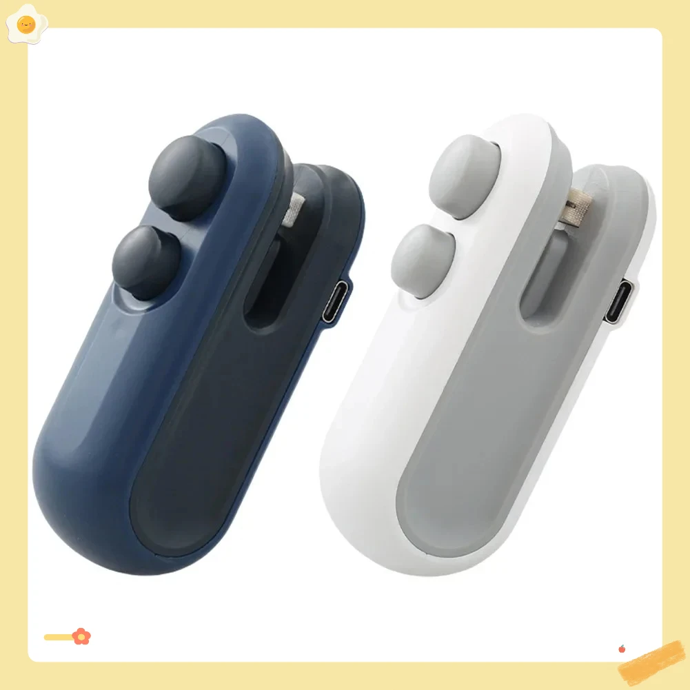 

2 in 1 Sealer Cutter Multifunctional Portable Resealer Machine Handheld Bag Sealing Machine for Food Storage Snacks Freshness