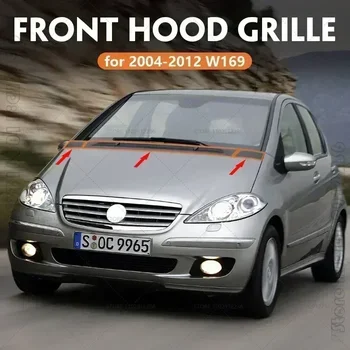 2004-2012 W169 لمرسيدس بنز A الفئة A150 A160 A170 A180 A200 غطاء محرك السيارة الأمامي غطاء فتحة التهوية مصبغة 1698300075 1698300175 1698360018