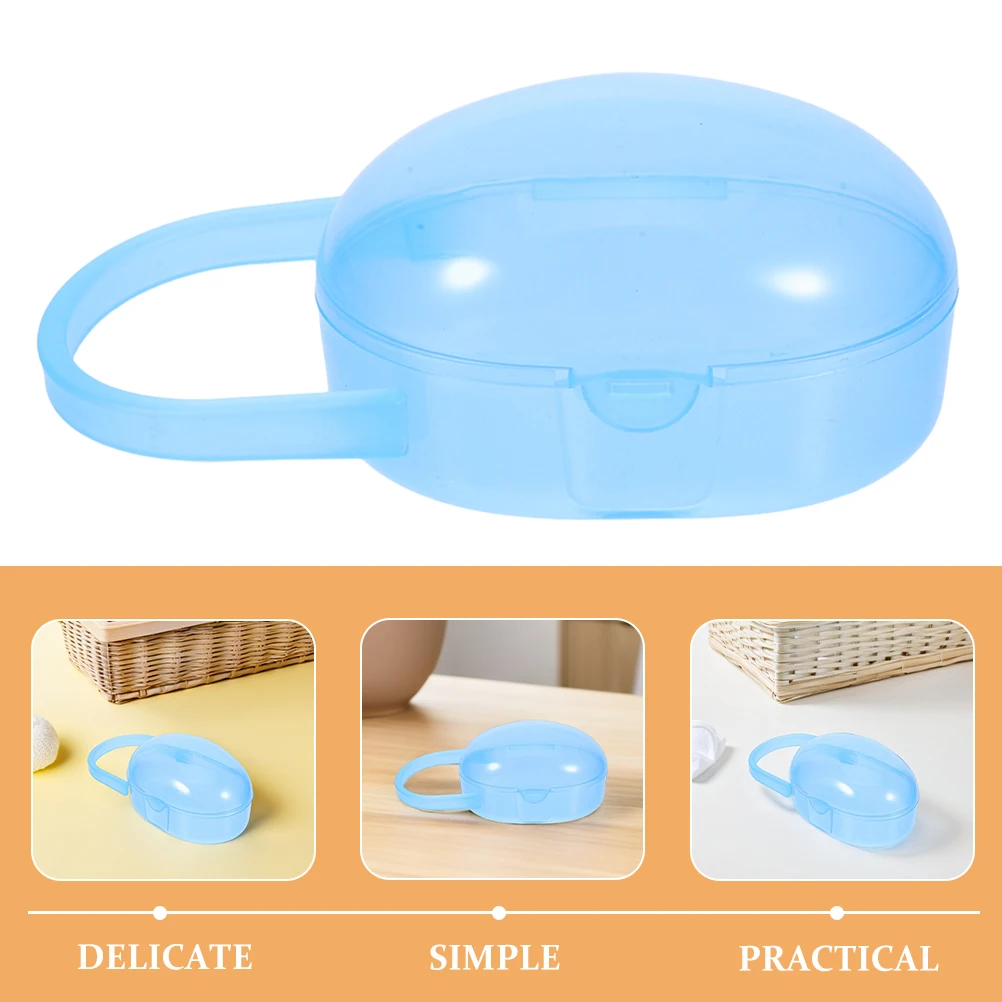 10 stuks fopspeenhouder geval lichtgewicht draagbare babyfopspeen opslagcontainer voor reizen kinderkamer accessoires