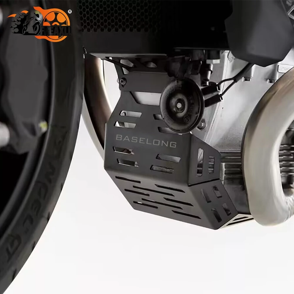 

For Moto Guzzi V100 Mandello Accessories V 100 S Motorcycle Chassis Under Guard Skid Plate Engine Protective Cover 2022-2025