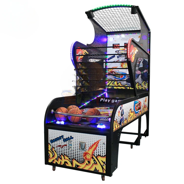 Hot sale basketball arcade game street hoops coin operated basketball game machine basketball game trampoline park