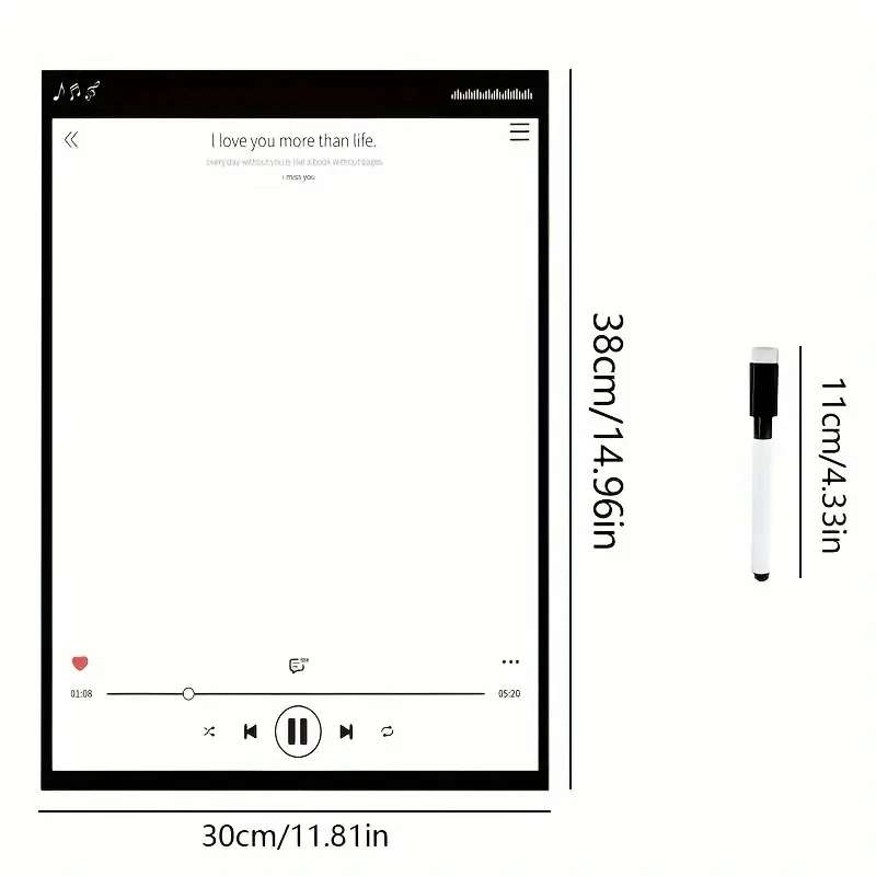 1pc Magnetic Refrigerator Sticker Message Board Erasable Magnetic Soft Whiteboard Sticker Memo Weekly Plan Calendar Memo