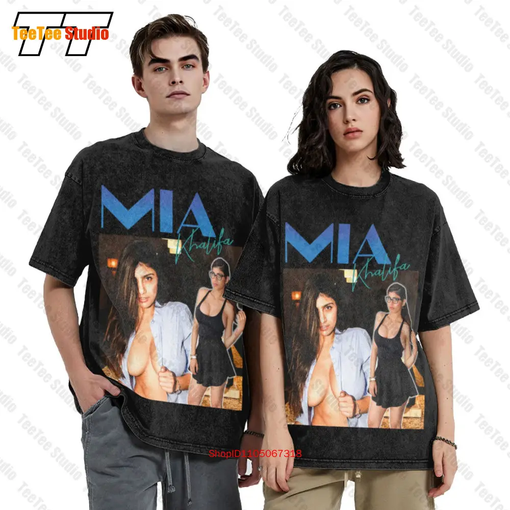Mia Khalifa Actor Brand Meme Vintage Essential T-Shirt H1PN