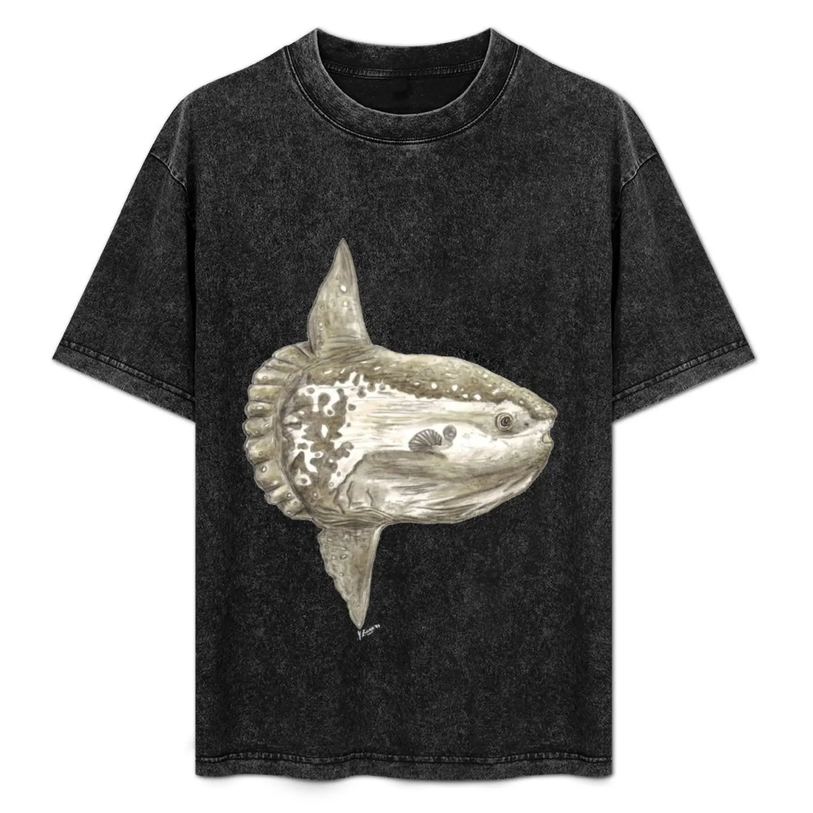 

Ocean sunfish (Mola mola) T-Shirt Big and Tall Crew Neck Tee
