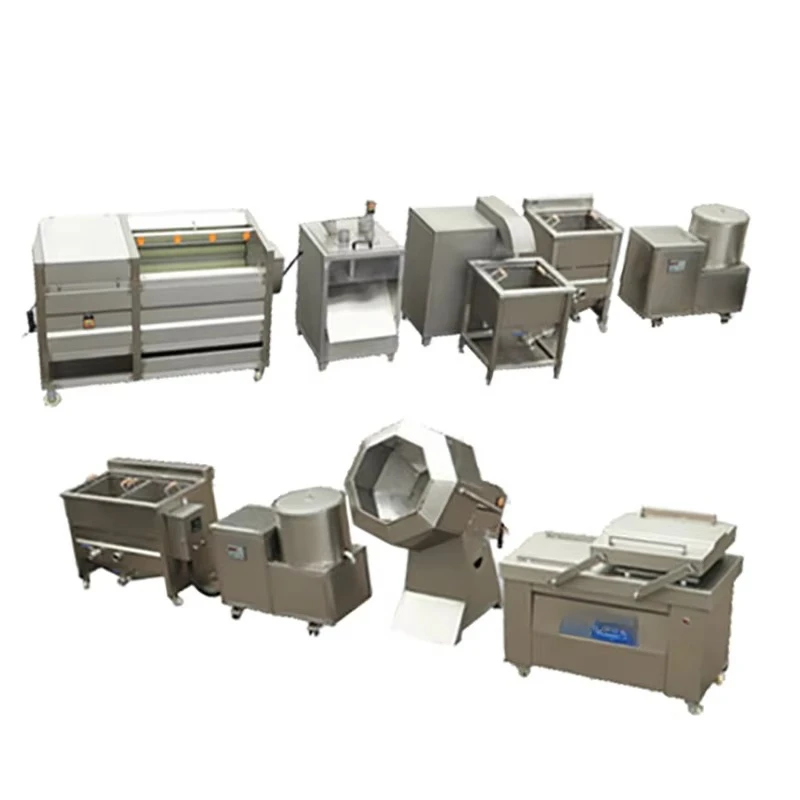 New potato chip maker, French fries, fried banana production line, frozen potato chips, coconut cakes, 1 year warranty for bakin