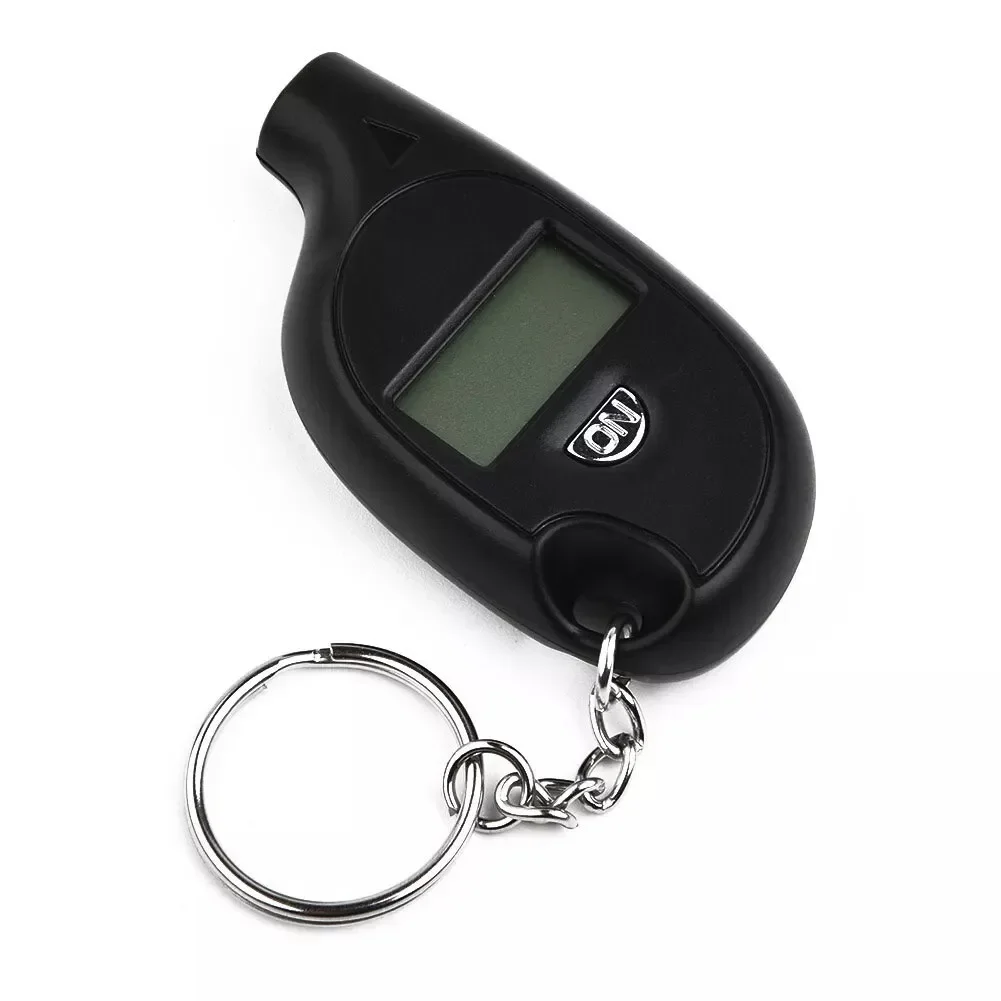 2-150 PSI Tire Gauge Digital Tire Pressure Meter Easy Reading Key Ring Attachment For Daily Commute For Bicycles