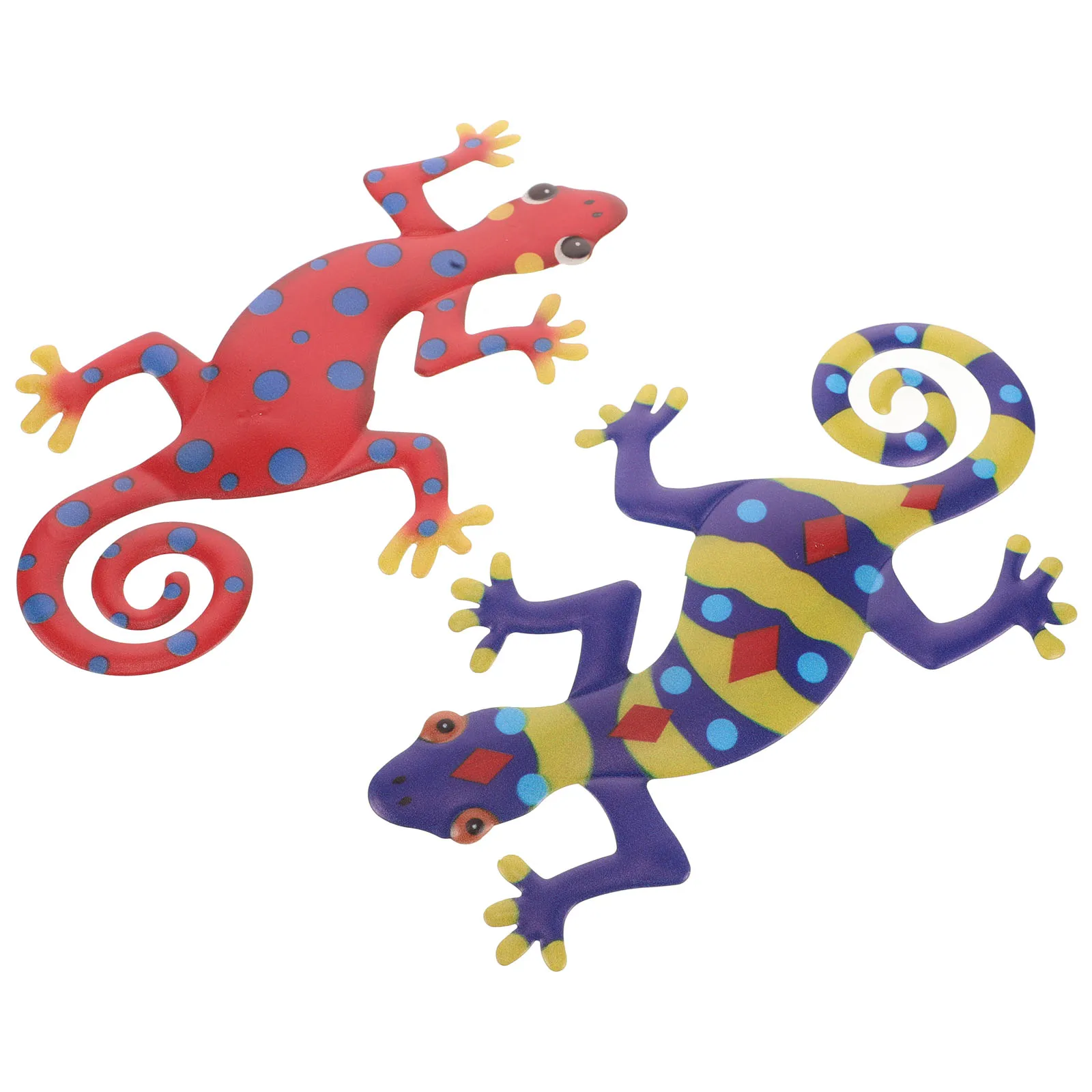 

2 Pcs Gecko Wall Sculpture Vintage Metal Decor for Home Garden Indoor Outdoor Crafts Wall Hanging Home Accessories