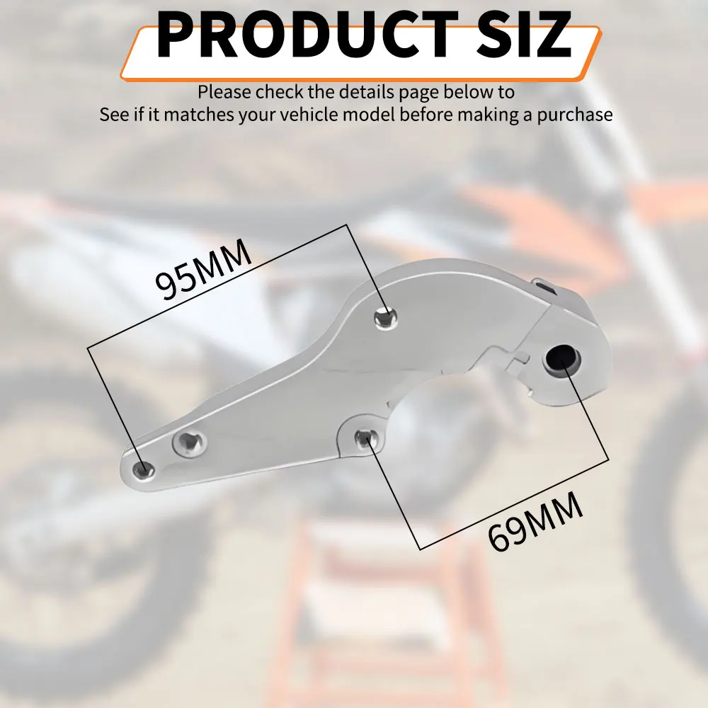 Motorcycle 320MM Front Floating Brake Disc Rotor Bracket Adaptor Adapter For KTM EXC SXF SX XC 125 150 250 350 450 2010-2021