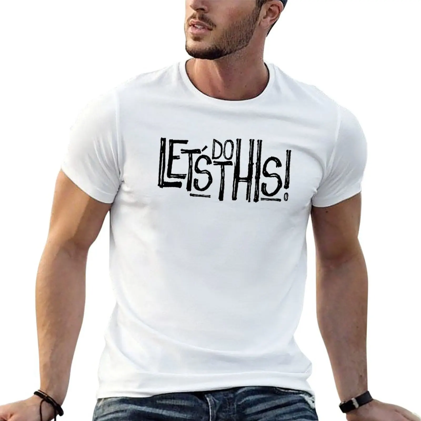 

THIS man shirt t t t quality T-Shirt LETS DO personalised shirt shirt cotton high man plain