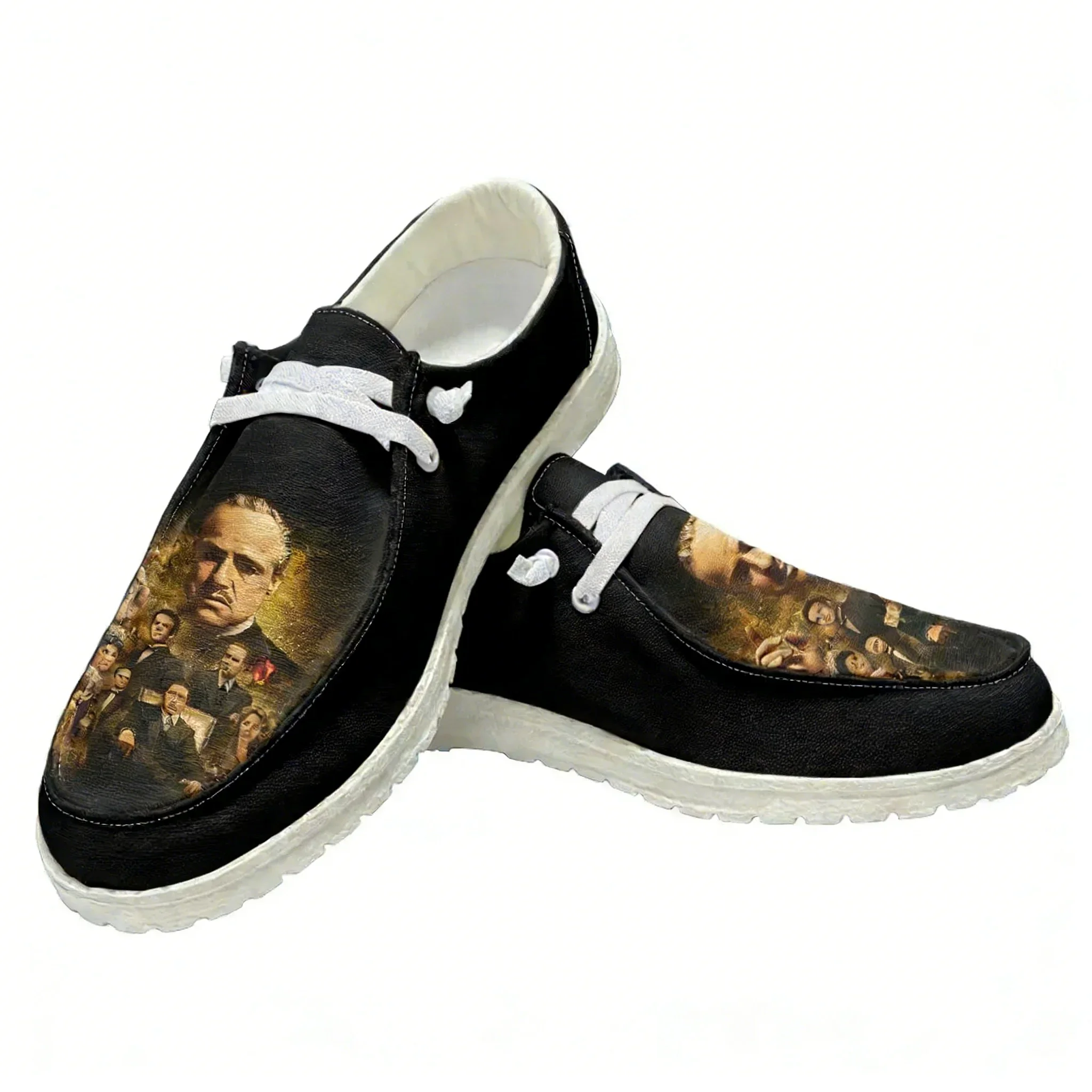 The Godfather Trilogy Casual Shoes Flat Shoe Men Woman Breathable Casual Outdoor Lightweight Footwear Couple Custom Made Shoe - view 2
