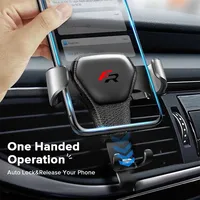 Universal Gravity Car Phone Holder Air Vent Clip Mount Mobile Phone Holder For Seat Leon FR Altea Toledo Cordoba Car Accessories