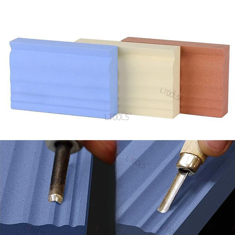 Wood Carving Chisels Polishing Grindstone 280/1000/3000 Grit Whetstone with More Grooves Carpentry Double-faced Sharpening Stone