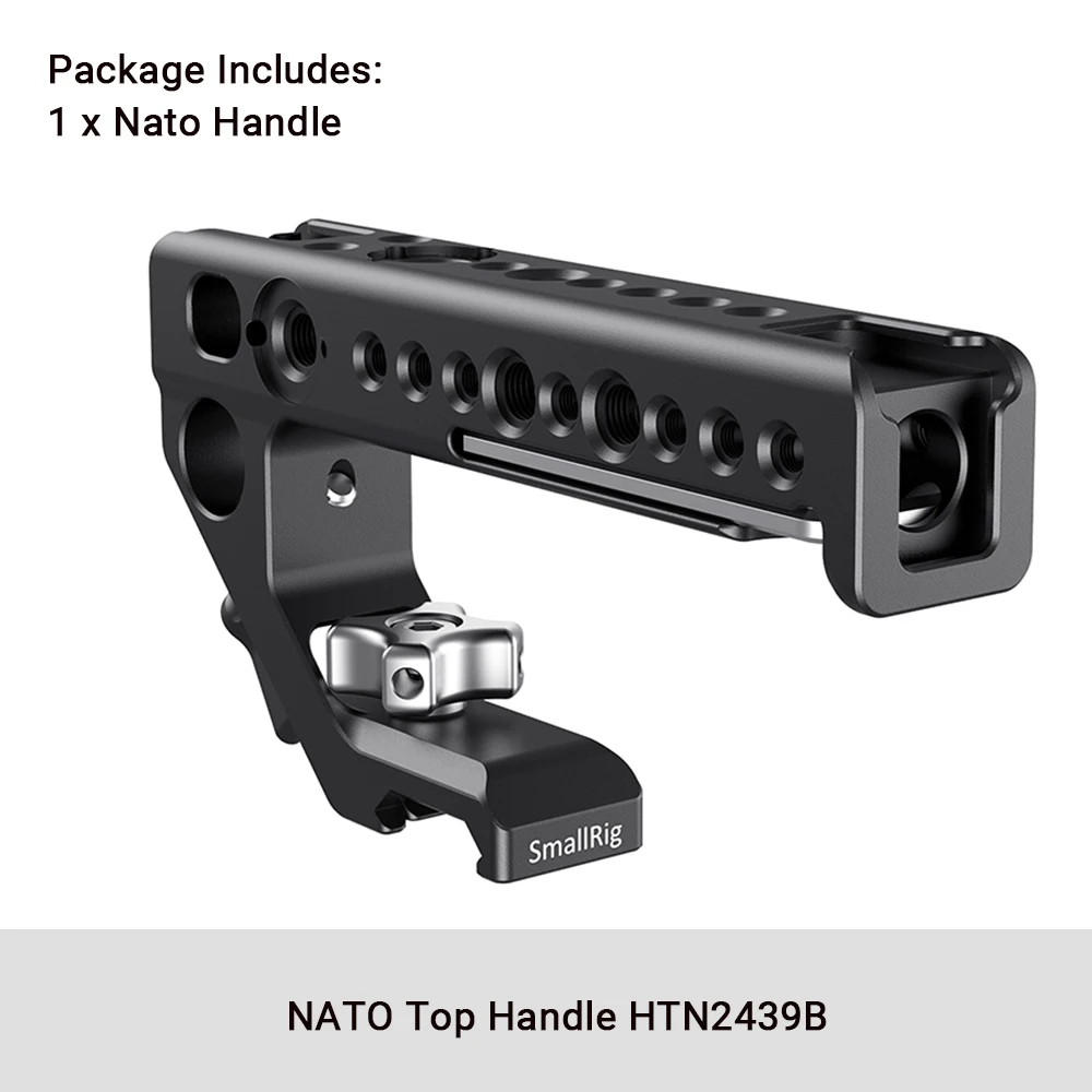 Smallrig natoトップハンドル、DSLRカメラ用、クイックリリース