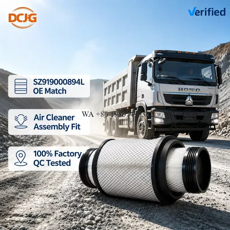 wmwmnu Heavy Duty Truck Engine Air Filter Housing Assembly for HOWO SHACMAN Dongfeng DFL F3000 Jiefang Trucks Model
