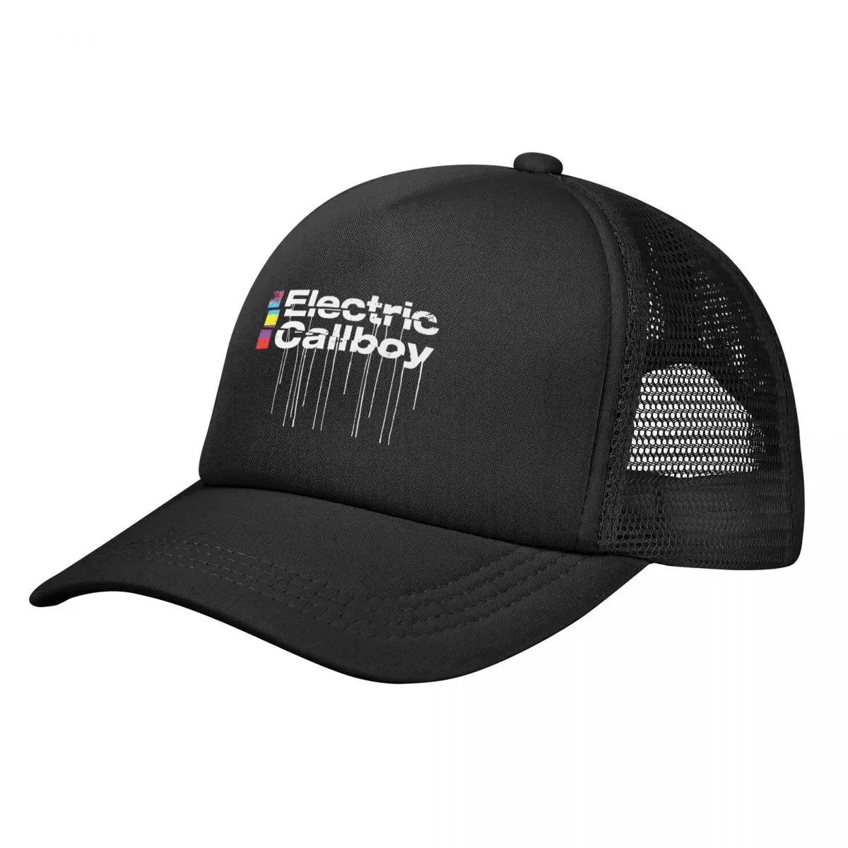 Electric Callboy Gud Mesh Baseball Cap Men Women Hip-Hop Sun Hats Dad Hat Adjustable Polyester Trucker Cap Spring Trucker Cap