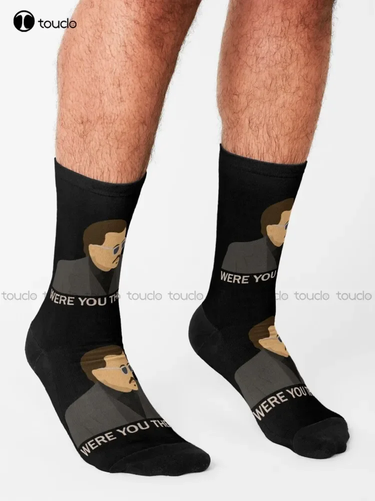 Were You There? - Johnny Depp Socks Unning Socks Women High Quality Cute Elegant Lovely Kawaii Cartoon Sweet Cotton Sock 1Pair