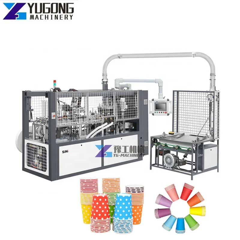 China Factory High Speed Paper Cup Machine Production Line Paper Bowl Forming Disposable Paper Cup Making Machine
