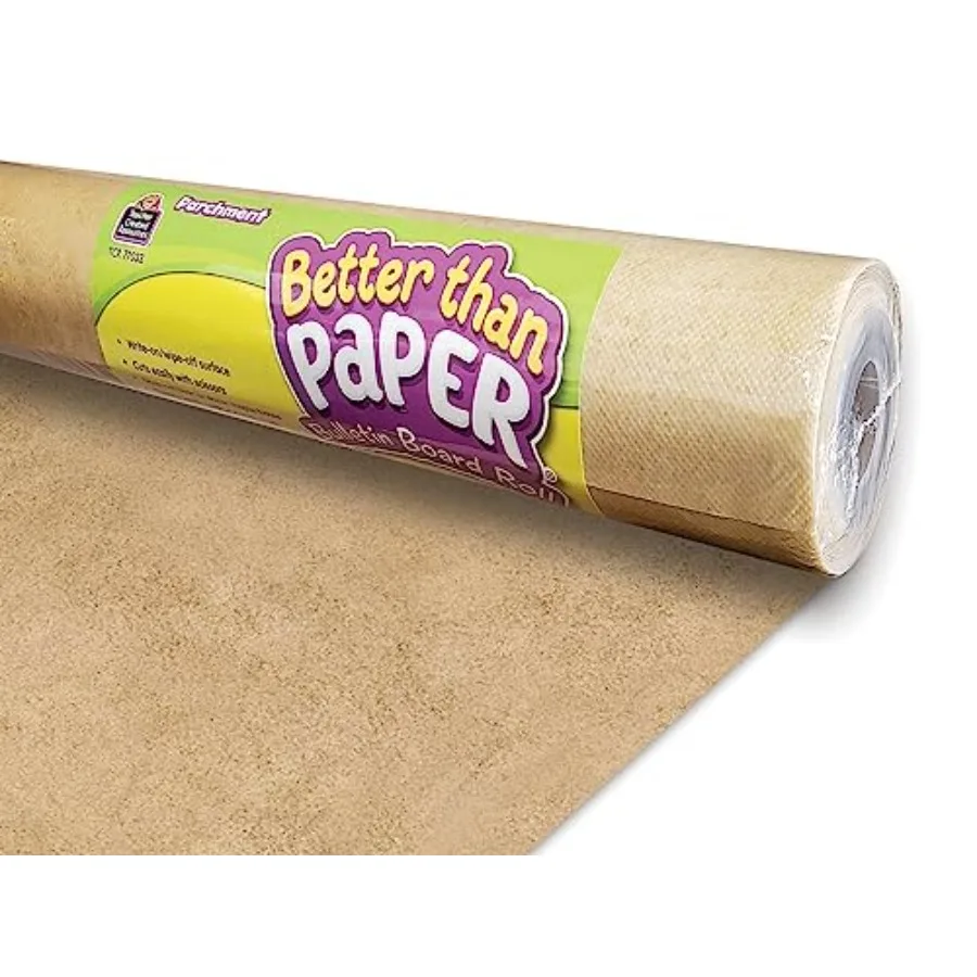 

Пергаментная бумага лучше, чем обычная бумага для досок объявлений в рулонах