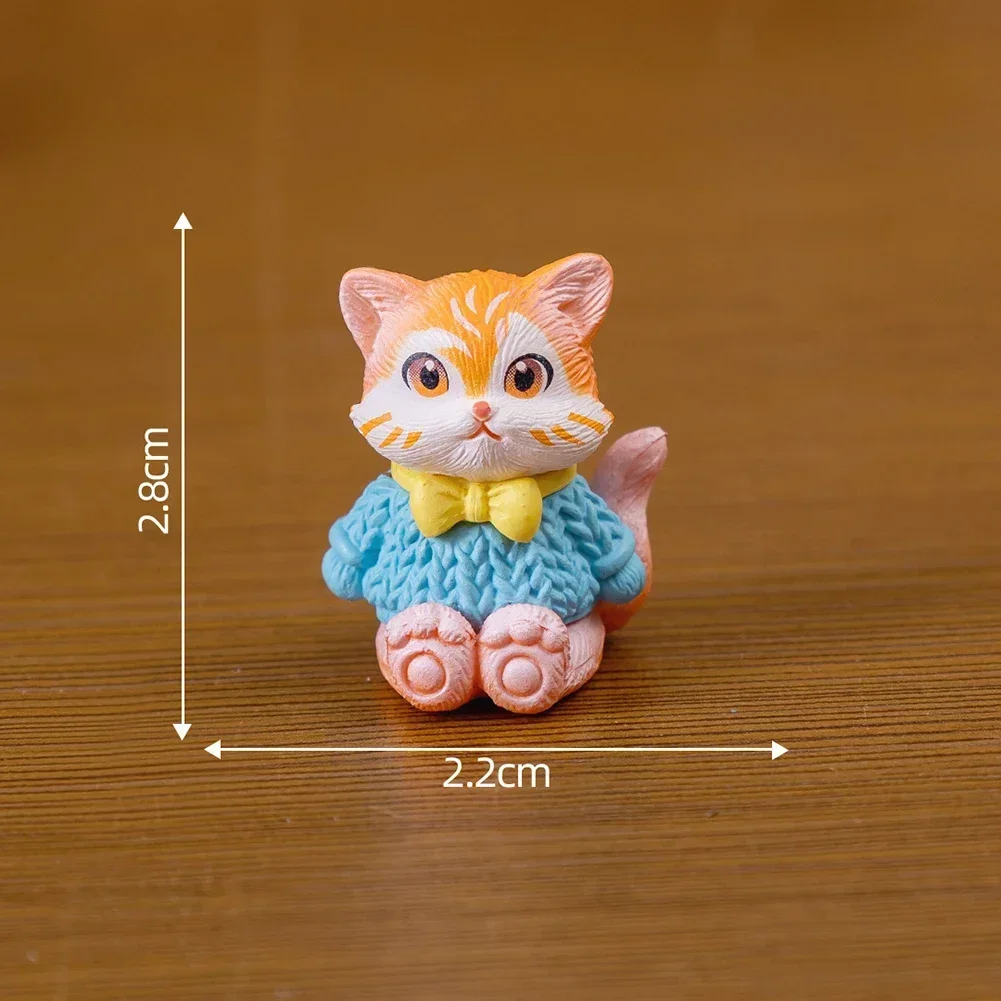 1Pc Cute Small Dog Puppy Animal Decoration Resin Craft Miniature Figure Tiny For Bonsai Microlandscape Fairy Garden Decor