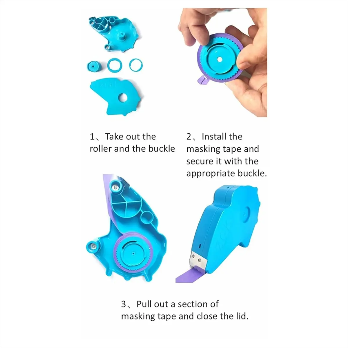 

Painting Tape Dispenser for Painting Painter'S Tape Dispenser Tool Tape Dispenser Plastic