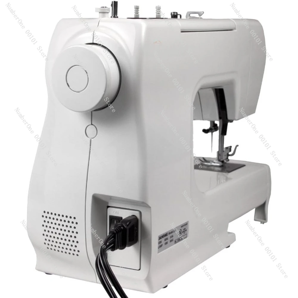 Used Front-Loading Sewing Machine with 12 Built-In Stitches Easy turn dial pattern selection including a four-step buttonhole