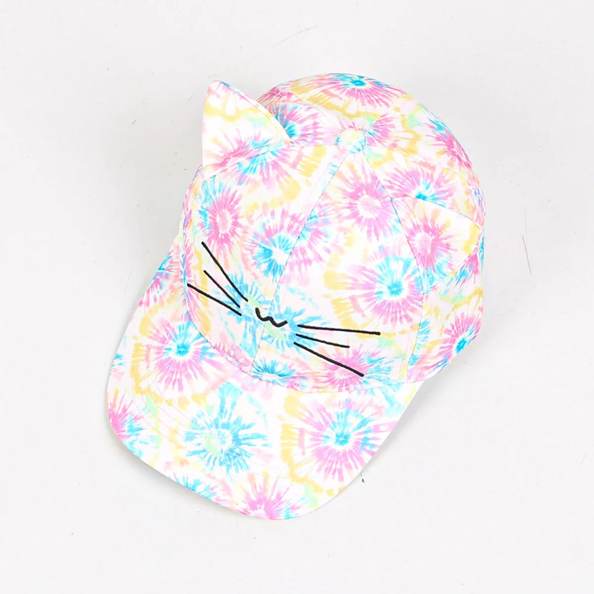 Doitbest Kat Borduren Kids Baseball Caps Jongen Meisje Outdoor Verstelbare Zonneklep Hoed Kinderen Hip Hop Hoeden Voor 2 tot 8 Jaar