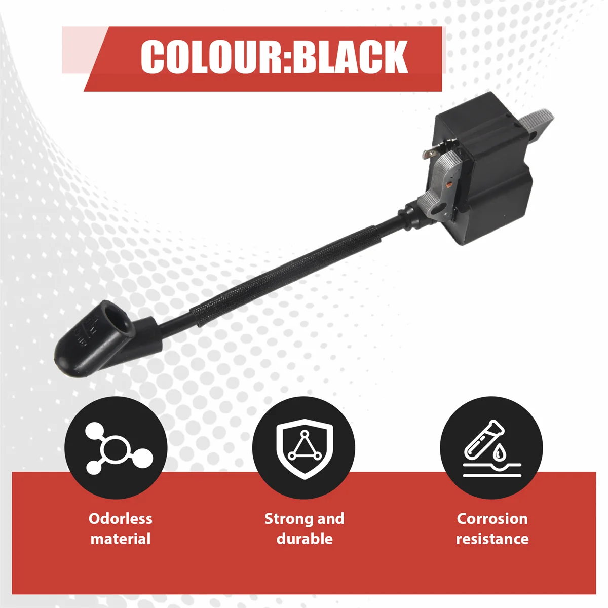 Ignition Coil for Homelite Ryobi 300953003 RY74003D UT-10514 Chainsaw Engine Part Accessories