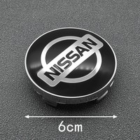 4PCS 60mm Car Caps Hub Wheel Center Rim Cover Accessories For Nissan Qashqai J10 Juke Teana Sylphy GTR X-trail Ariya Tiida Nismo