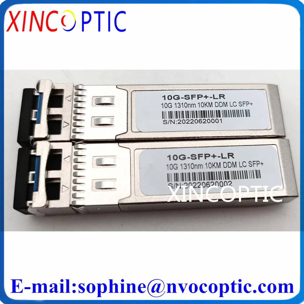 2Pcs Avago AFCT-701SDZ Avaya Nortel AA1403011-E6 Compatible SFP-10G-LR 10G 1310nm 10km DDM LC 10GBASE-LR SFP+ Transceiver Module