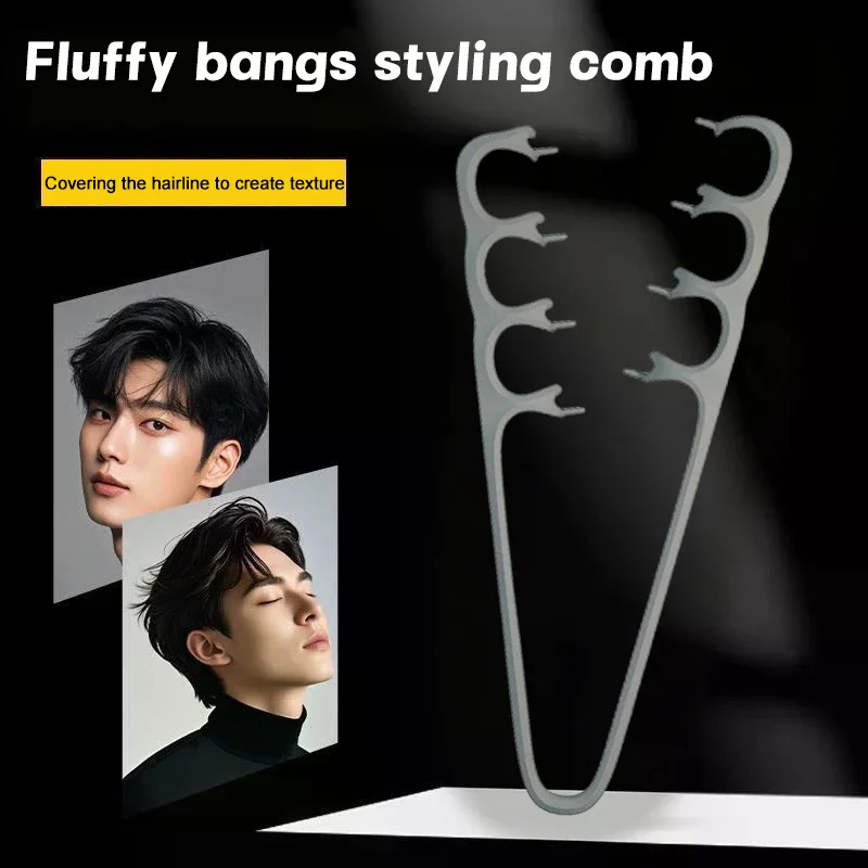1Pcs Volumizing Wide-Tooth Hair Styling Comb Curling Tools Fluffy Texture For Men Ideal For All Hair Types Hairstyling Tools