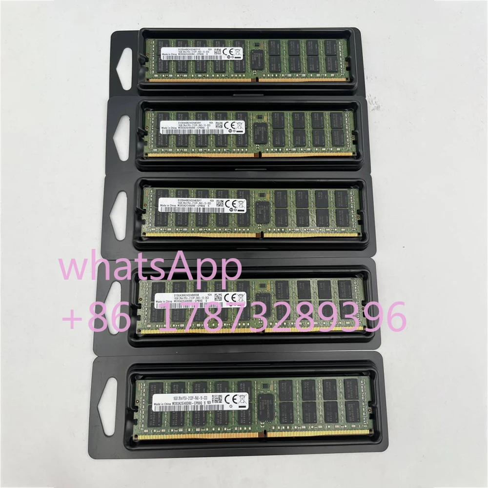 1 Pcs Server Memory For RAM 16G 16GB DDR4 2133 2RX4 PC4-2133P M393A2G40DB0-CPB