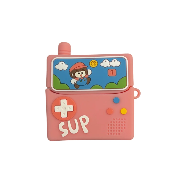 

Cartoon SUP Pink Game Earphone Protective Cover for Samsung Galaxy Buds 3 Soft Silicone Headphone Case for Galaxy Buds 3 Pro