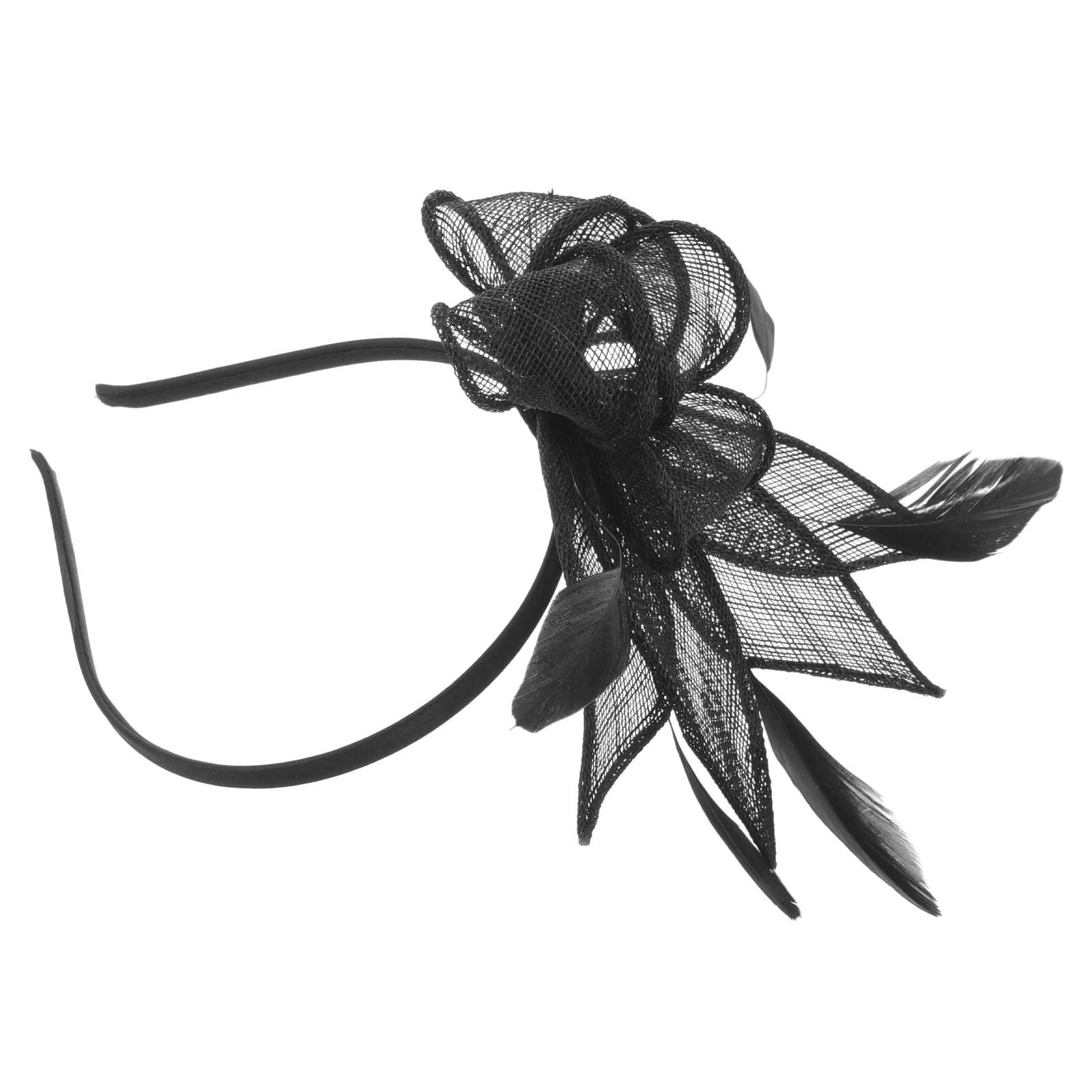 

Fascinator Headband Hair Clip Vintage Hat Bridal Party Accessories ABS Women Hairband Elegant Fascinators Tea Party