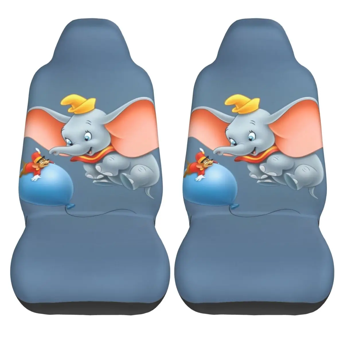 

Dumbo Car Seat Covers Polyester Safety Auto Seat Covers 2 Pcs High Quality Vehicle Cover