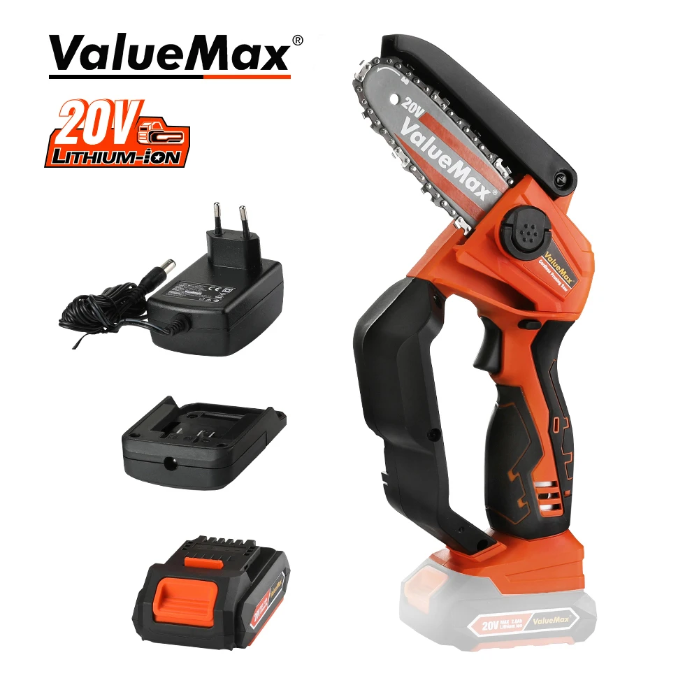 ValueMax 20V Điện Cắt Tỉa Cành Cưa Máy Sạc Mini Dây Thấy Cho Khu Vườn Nhà Dụng Cụ Làm Rau Cau Với Pin Lithium Ion