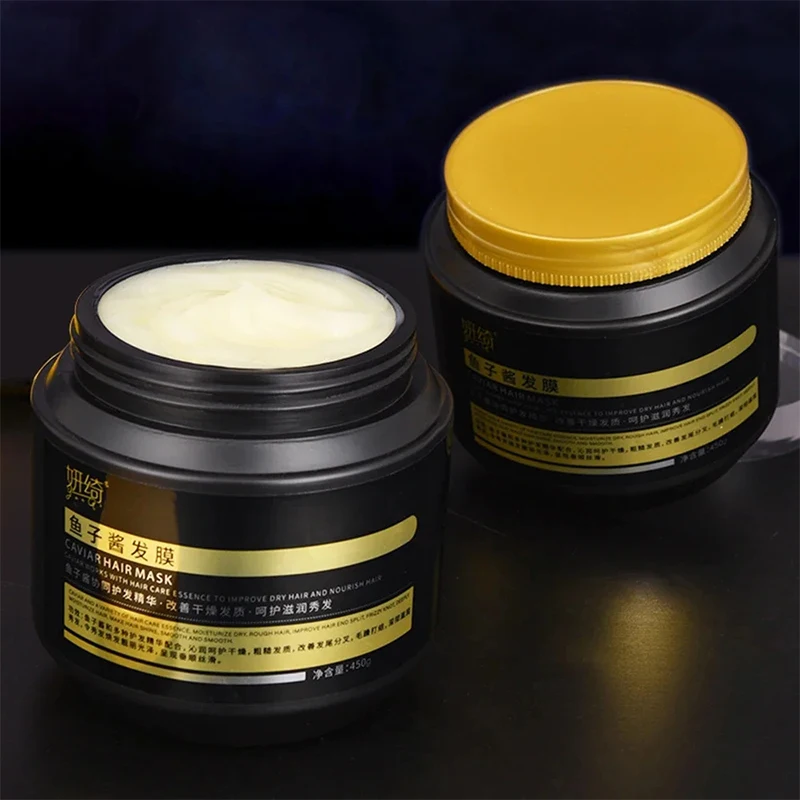 450g Caviar Conditioner Hair Mask Hair Care Product Repair Hair Dryness And Frizz Improve Hair Condition Repair Damaged Hair New