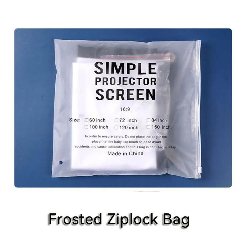 Thinyou Oxford Fabric Projection Screen Soft and Foldable 60 72 84 100 120 150 180 200 inch 16:9 Outdoor Projection Screen