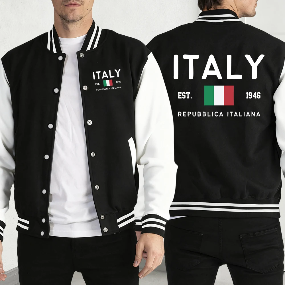 

Artistic Writing Baic Dona Polka Dot Print Autumn Men Jacket Fleece Clothes Street Hip Hop Y2K Coat Casual Fashion Sportswear