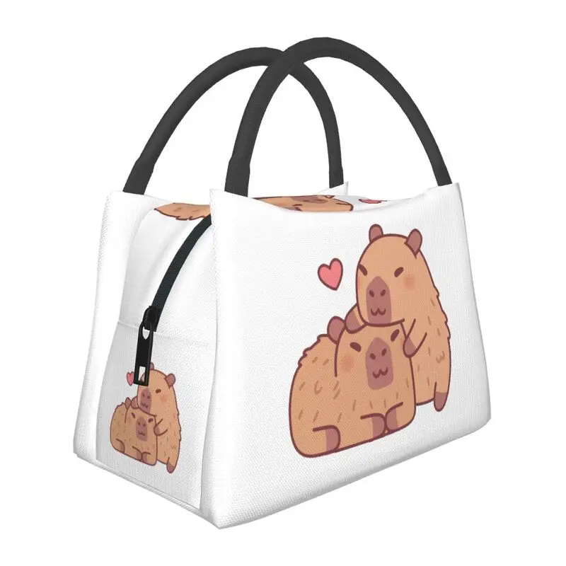 

Capybara Insulated Lunch Tote Bag for Women Resuable Thermal Cooler Food Lunch Box Hospital Office