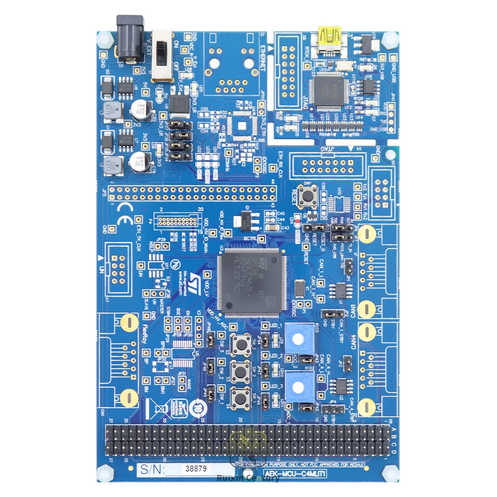Для ST AEK-MCU-C4MLIT1 SPC58EC80E5 Chorus 4M автомобильного MCU, отладочной платы Discovery, CAN FD, LIN, FlexRay, 180 МГц, 3x 12-битный АЦП