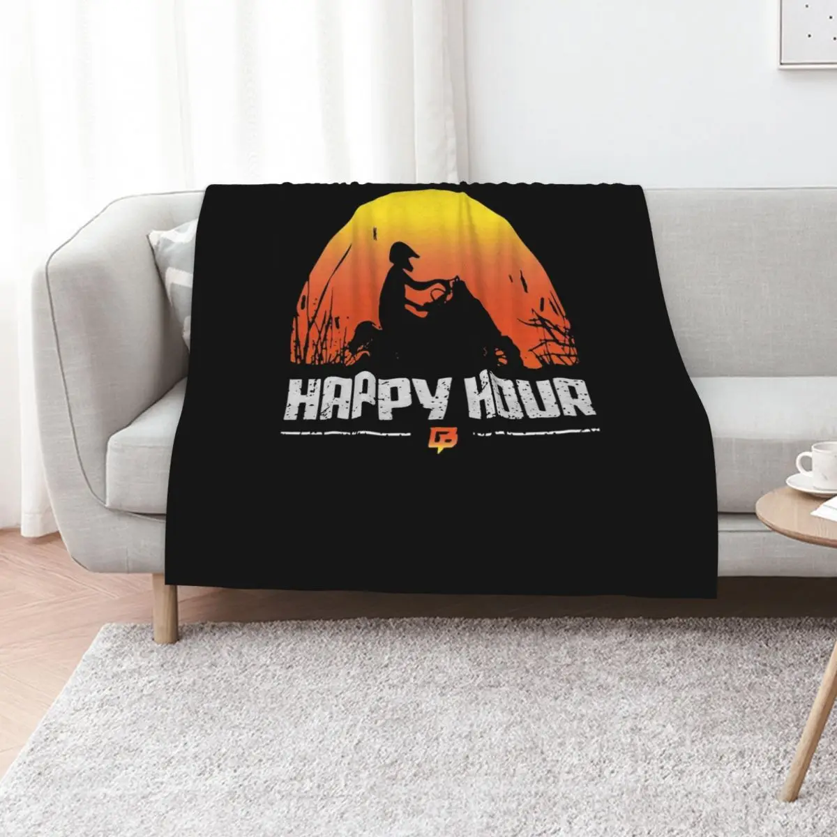 Braydon Price Happy Hour Sunset Braydon Price Throw Blanket Shaggy manga Beach Sofa Winter beds Blankets