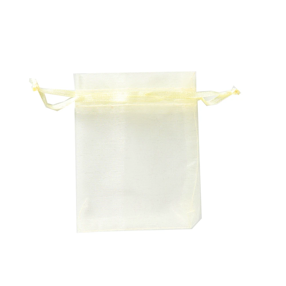 50 Stück transparente Organza-Geschenk-Kordelzug mit Schmuckbeuteln, Display-Verpackung, Weihnachten, Süßigkeiten, Hochzeit, Party, Festival, Mullbeutel