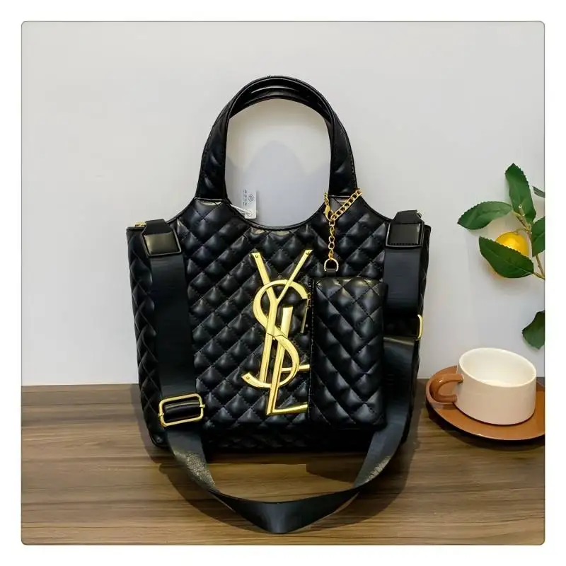 

Designer style bag - 2025 hit classic large capacity bag - casual twin bag - fashionable diamond pattern business tote bag