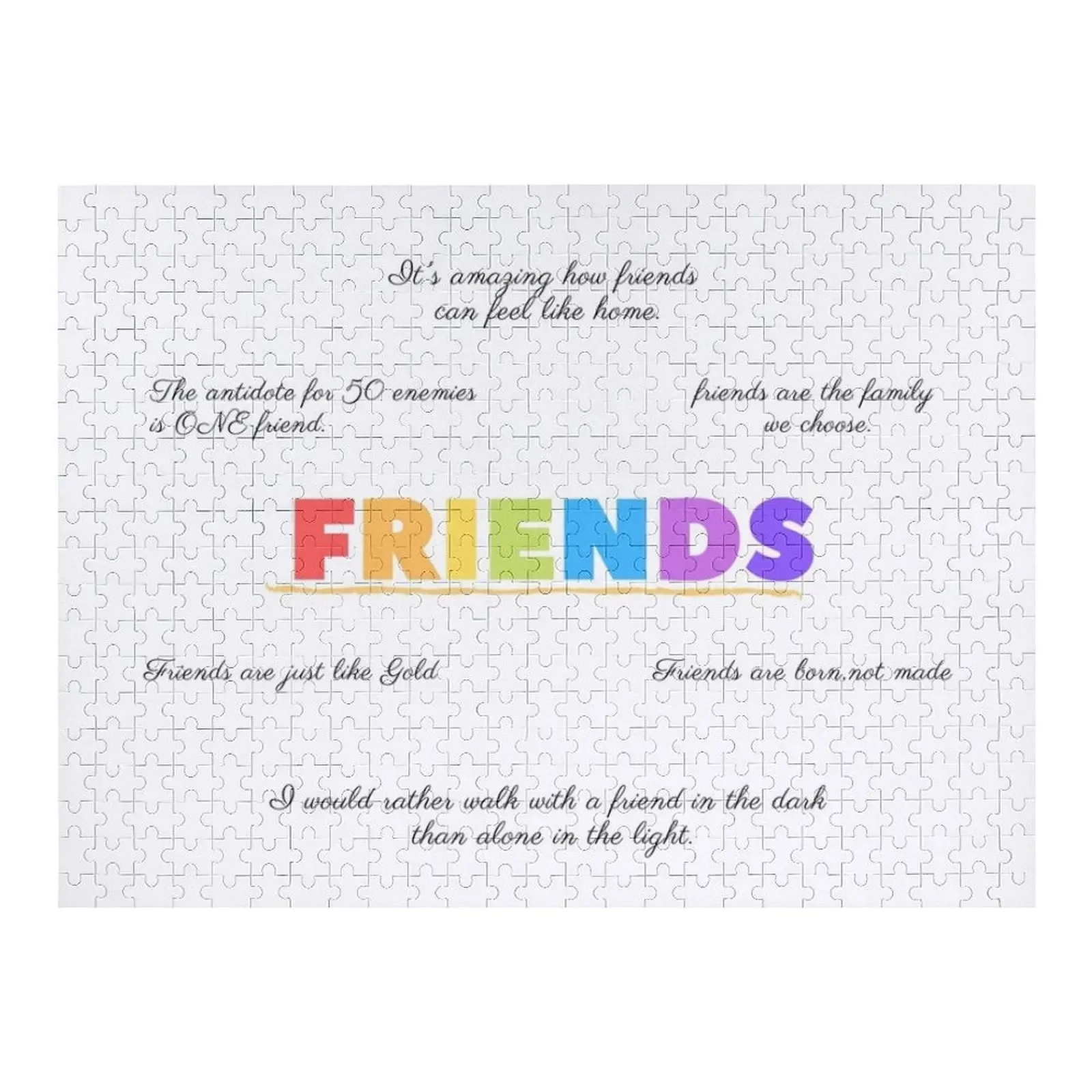 

friendship quotes Jigsaw Puzzle Personalized Photo Gift Custom Gifts Personalized Wooden Name Puzzle