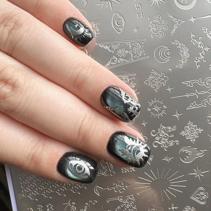 XMQ NAIL ART STAMPING PLATES LACE FLOWER TEMPLATES IMAGEPLATE TOOLS